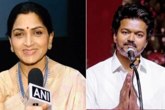'He should lead': BJP state vice president Khushbu Sundar backs TVK chief Vijay for CM