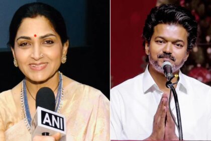 'He should lead': BJP state vice president Khushbu Sundar backs TVK chief Vijay for CM