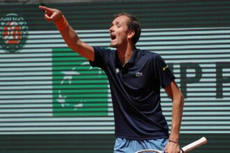 Daniil Medvedev, former world number one, exits French Open in first round after defeat to Walton