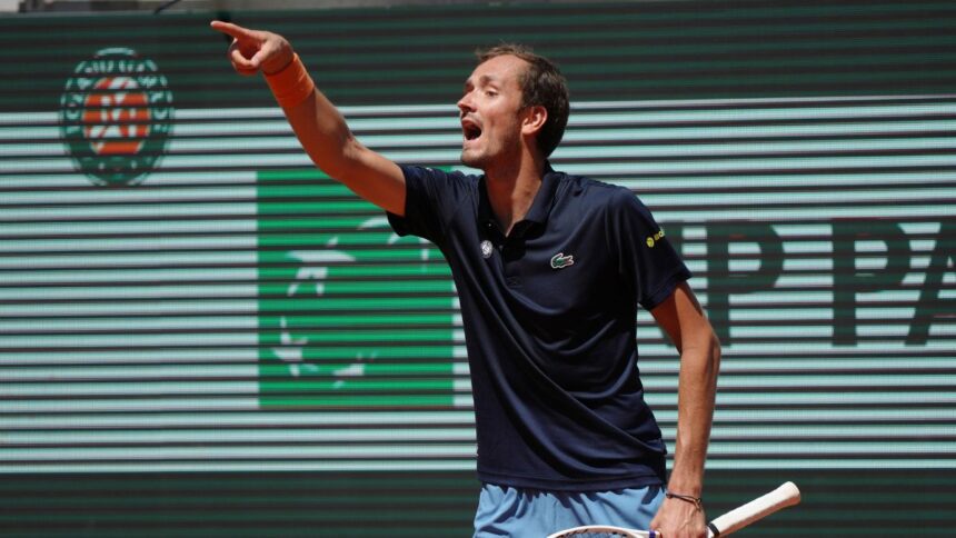 Daniil Medvedev, former world number one, exits French Open in first round after defeat to Walton