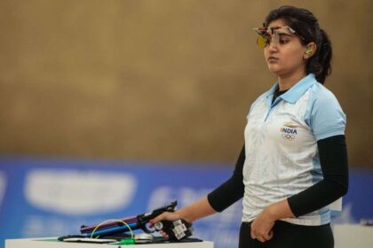 Esha Singh sets new world record, wins ISSF World Cup in women's 25m pistol event