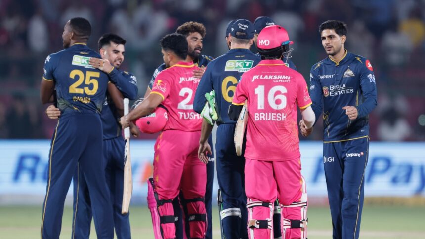 IPL updated points table after RR vs GT IPL 2026 clash: Gujarat storm to second in big overhaul