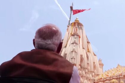 Watch: Skies above Somnath come alive as IAF's Suryakiran aerobatic team performs stunning manoeuvres