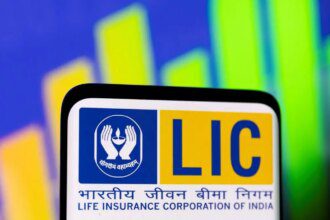 LIC shares trade at ₹412.70 as bonus issue takes effect