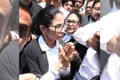 Video: Mamata Banerjee in lawyer’s gown faces sloganeering at Calcutta high court during post-poll violence case hearing
