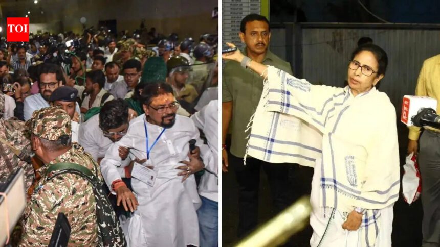 Mamata storms EVM strongroom; TMC, BJP lock horns over tampering claims: How late-night drama unfolded