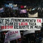 Tens of thousands protest in Argentina over Milei university cuts