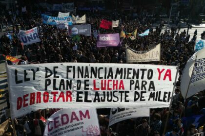 Tens of thousands protest in Argentina over Milei university cuts