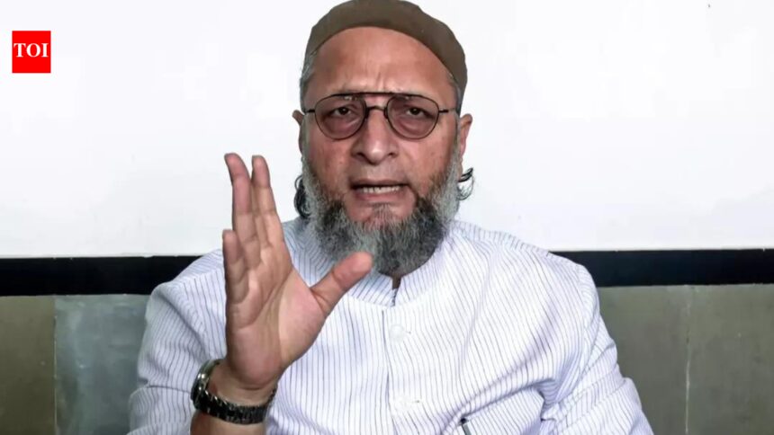 'If namaz on road wrong, ban all festival celebrations': Owaisi points at 'double standard'