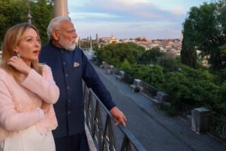 PM Modi, Meloni in Rome: Car ride, dinner and Colosseum visit ahead of talks