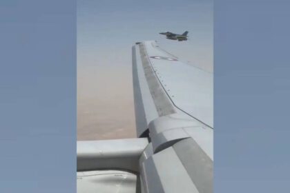 Watch: PM Modi receives F-16 escort as he lands in UAE on first leg of five-nation tour