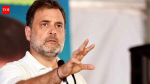 'Won’t stop until Dharmendra Pradhan resigns': Rahul Gandhi targets Centre over NEET paper leak, action by cops against protesters