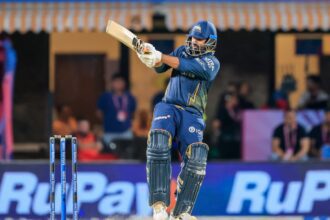 Rahul Tewatia shatters MS Dhoni's record after lone effort in GT's loss to RCB in Qualifier 1