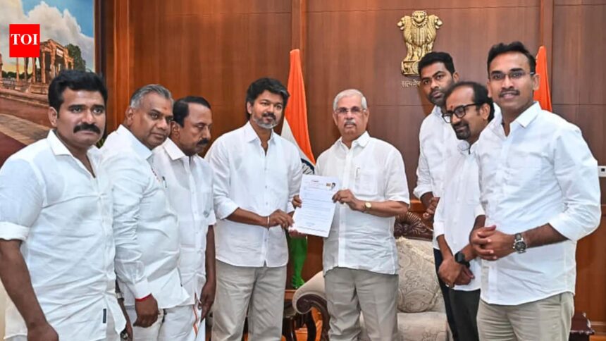 Tamil Nadu government formation: TVK chief Vijay's second bid falls flat again - what governor said