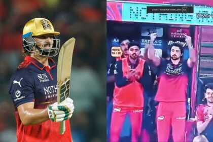 Tim David shows middle fingers to Mumbai Indians after RCB's dramatic win in Raipur | WATCH