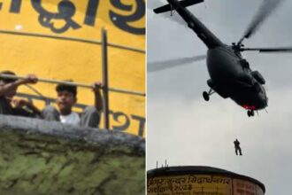 UP water tank tragedy: One dead, two hurt while filming reel; IAF chopper rescues stranded kids