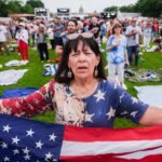 Trump holds prayer rally to ‘rededicate’ US as ‘one nation under God’