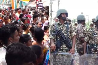 Bengal repolling: BJP, TMC supporters clash in South 24 Parganas; heavy security deployed - video