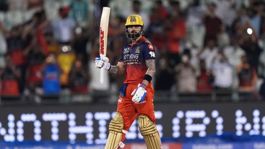 Virat Kohli matches Rohit Sharma in legendary IPL record list with century vs KKR in Raipur