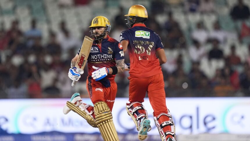 Virat Kohli's century guides RCB home in record chase against KKR, takes team to top of points table
