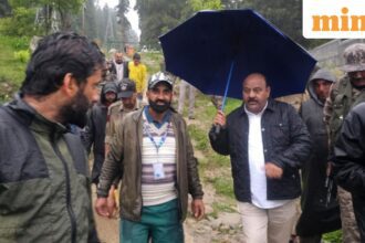 Jammu and Kashmir Deputy Chief Minister Surinder Kumar Choudhary visits Gulmarg tourist resort last week to oversee the reduced operations following a temporary halt in Gondola cable car services due to a technical fault.