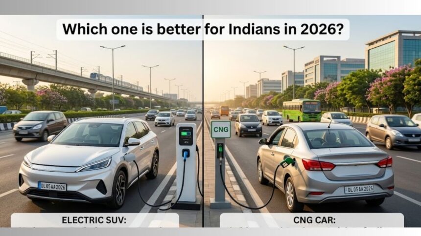 Electric Car vs CNG Car: Which one makes more sense for Indian buyers in 2026?