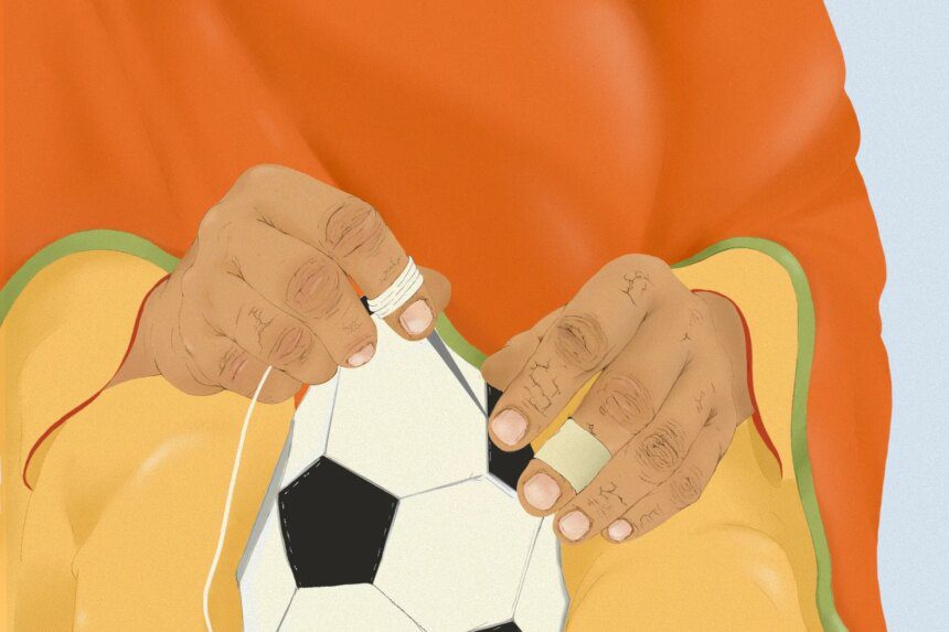 The hands behind the beautiful game