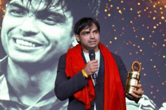 Neeraj Chopra awarded Best Male Athlete of the Year 2025, Parul Choudhary wins Female category