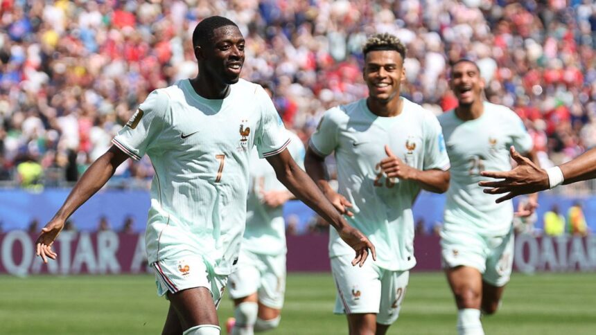 France's Ousmane Dembele sets new record with hat-trick, who will Norway face in round of 32?