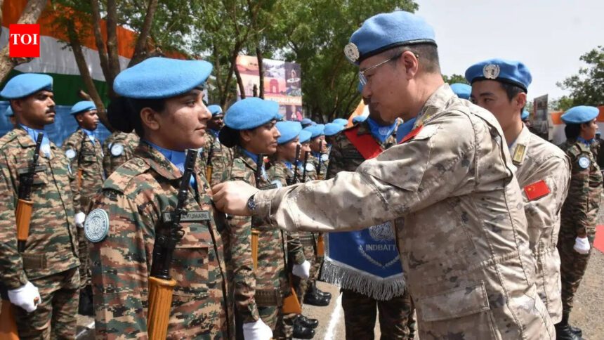 Over 550 Indian peacekeepers in South Sudan awarded UN Medal of Honour