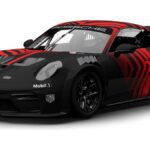 Porsche 911 GT4 R race car was unveiled with 4.0-litre boxer engine ahead of 2027 debut