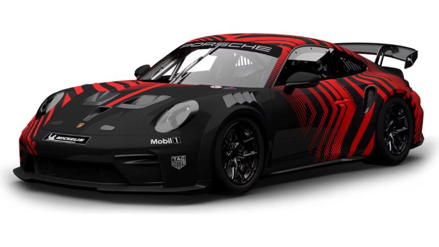 Porsche 911 GT4 R race car was unveiled with 4.0-litre boxer engine ahead of 2027 debut