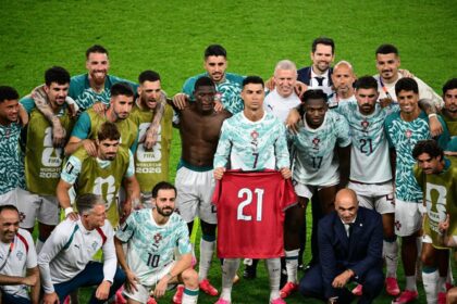 Cristiano Ronaldo in tears as Portugal pays tribute to Diogo Jota after Croatia clash | Watch