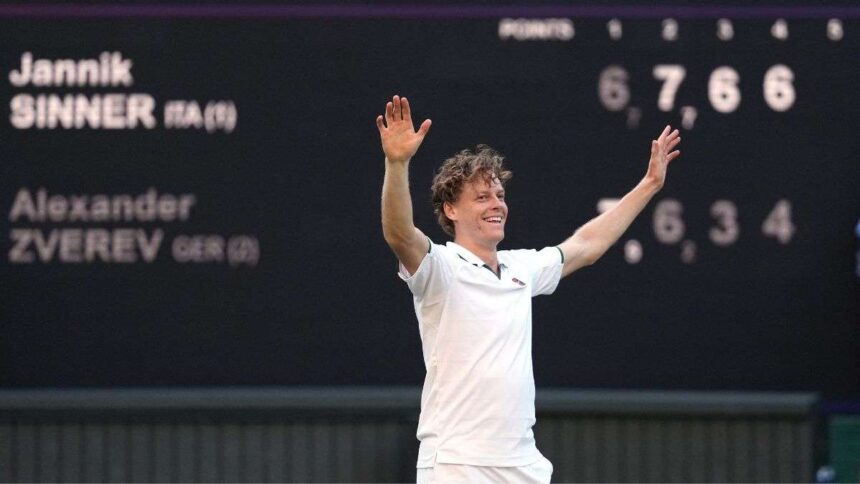 Jannik Sinner clinches Wimbledon 2026 title, registers dominant win over Alexander Zverev