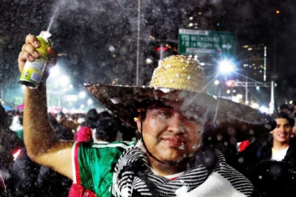 In Pictures: Mexico celebrates historic World Cup victory