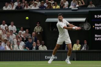 Novak Djokovic thrashes Stefanos Tsitsipas in straight sets, advances to third round of Wimbledon