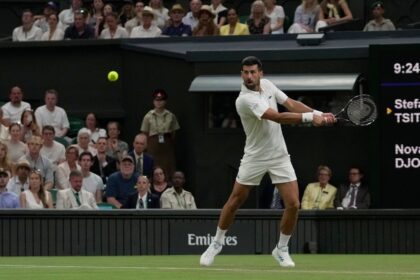 Novak Djokovic thrashes Stefanos Tsitsipas in straight sets, advances to third round of Wimbledon