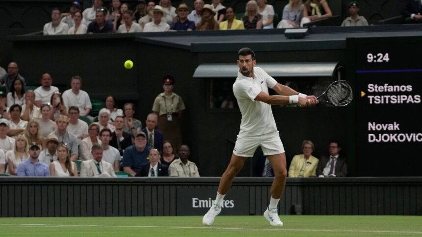 Novak Djokovic thrashes Stefanos Tsitsipas in straight sets, advances to third round of Wimbledon