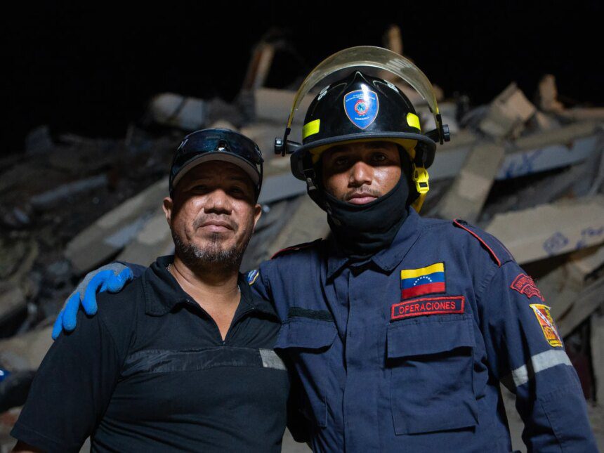 How a son rescued his father from the rubble of Venezuela’s earthquakes