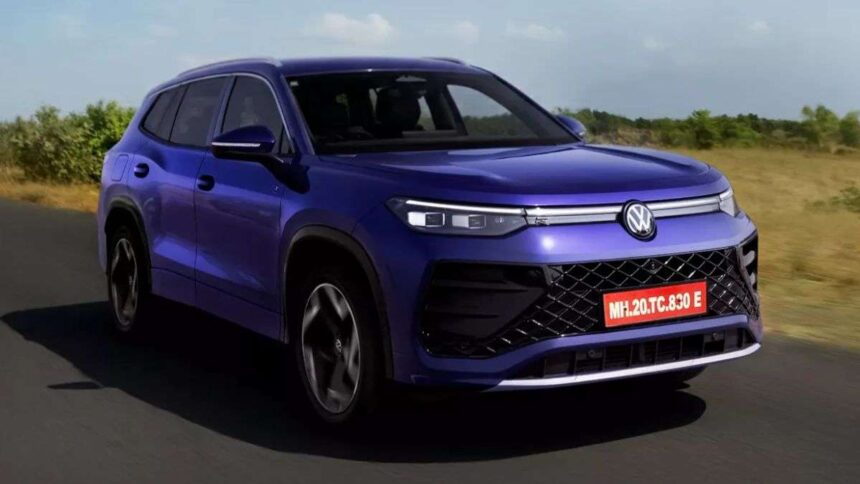 Volkswagen Tayron teased ahead of July 10 launch with R-line inspired design, digital cabin and AWD powertrain