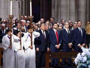 Donald Trump and world leaders attend Lindsey Graham’s funeral