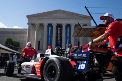 Photos: IndyCars speed past Washington landmarks as part of Freedom 250