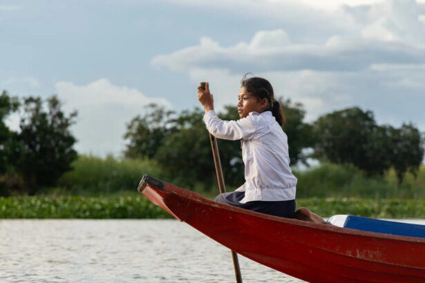 Photos: Rising energy prices disrupt education on Cambodia’s Tonle Sap lake