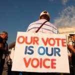 Thousands take part in March on Washington to promote voting rights