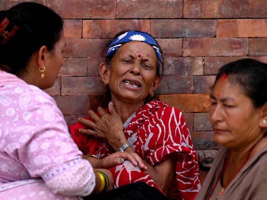 Photos: Symbolic funerals held in Nepal for missing flood victims