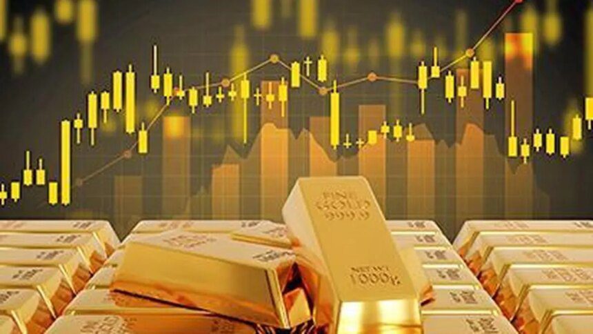Gold eases on firm dollar; spotlight on US inflation data