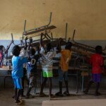 Photos: Community unites in Senegal’s Dakar to clean dilapidated school