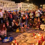 Photos: Protests erupt after 87-year-old evicted woman dies in Madrid