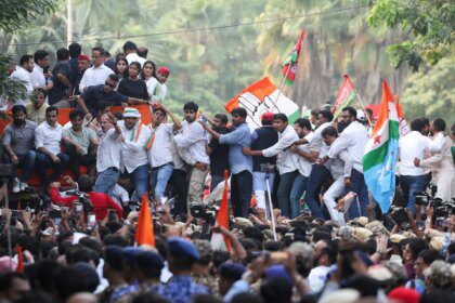 Photos: Protests over voter lists escalate in India’s capital